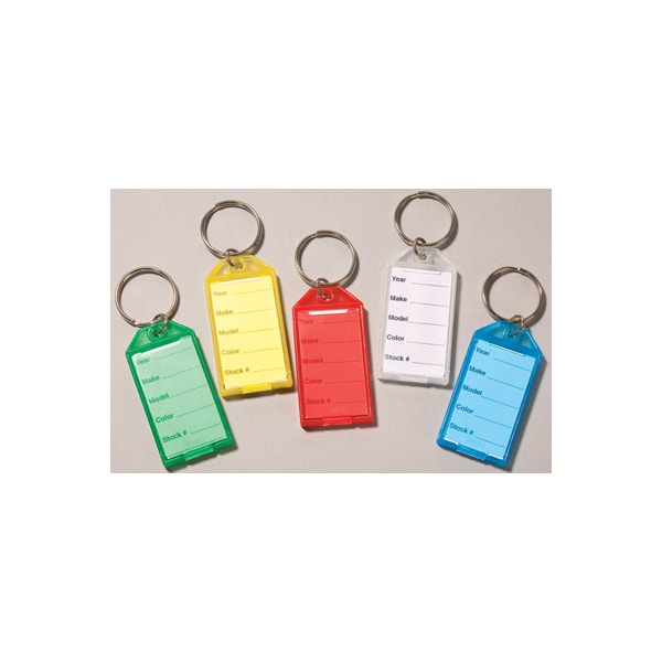 Ez Line Snap Key Tags: Yellow Pk - 391-YELL