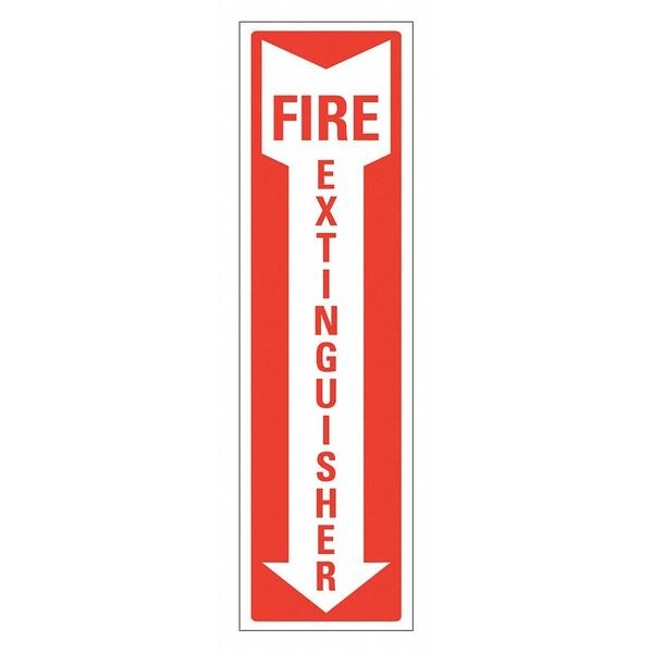 Lyle Fire Sign, 4" W, 14" H, 0.004" Thickness - LCU1-0066-RD_4X14