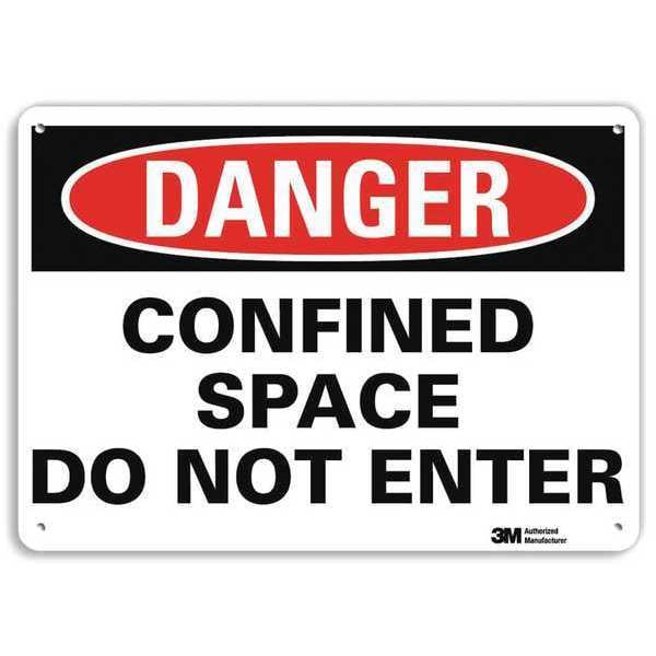 Lyle Danger Sign, 14" W, 10" H, 0.040" Thickness, U1-1033-NA_14x10 - U1-1033-NA_14X10