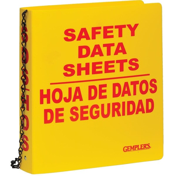 Gemplers Msds Binder, English, 1-1/2 In. Ring Size - 2023P IND BAGGED