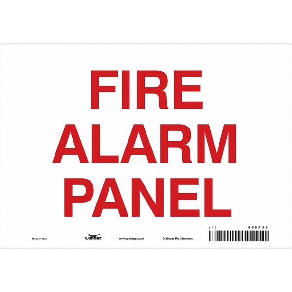 Condor Safety Sign, 10"W x 7"H, 0.004" Thickness - 465P36