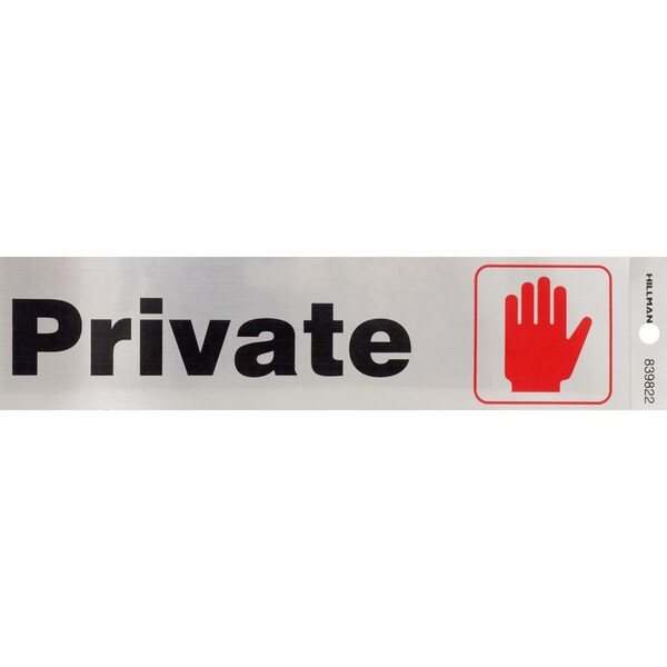 Hillman Private, 8 in W x 2 in H, Vinyl - 839822
