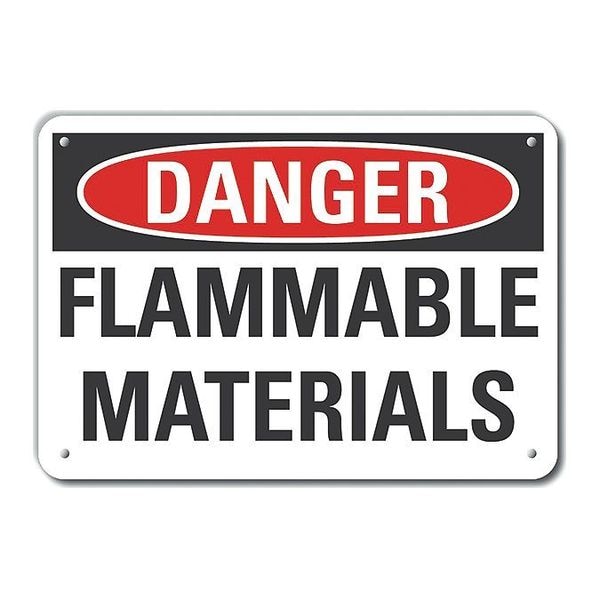 Lyle Danger Sign, 10 in H, 14 in W, Horizontal Rectangle, English, LCU4-0413-RA_14X10 - LCU4-0413-RA_14X10