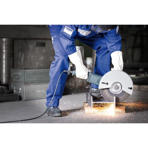 Pferd Abrasive Cut-Off Wheel, 12 in Dia, 1/8 in Thick, 1 in Arbor Hole Size, 24 Grit - 64015