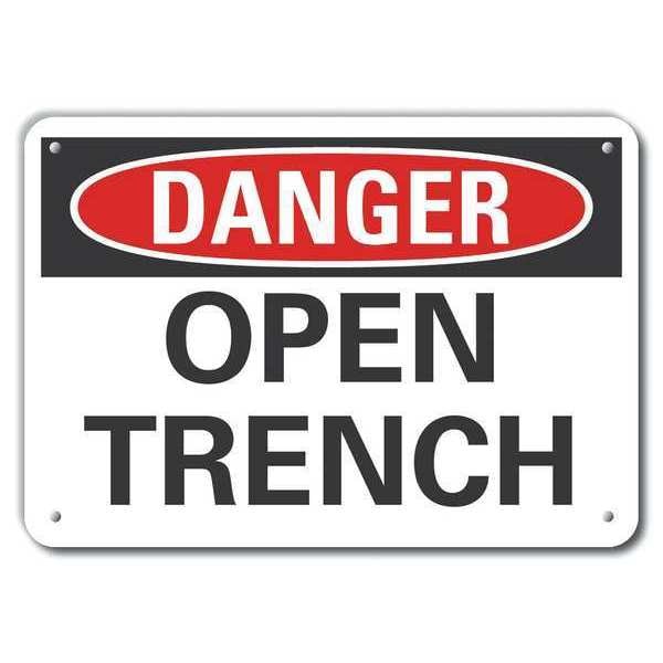 Lyle Alum Danger Open Trench, 10"x7", LCU4-0344-NA_10X7 - LCU4-0344-NA_10X7