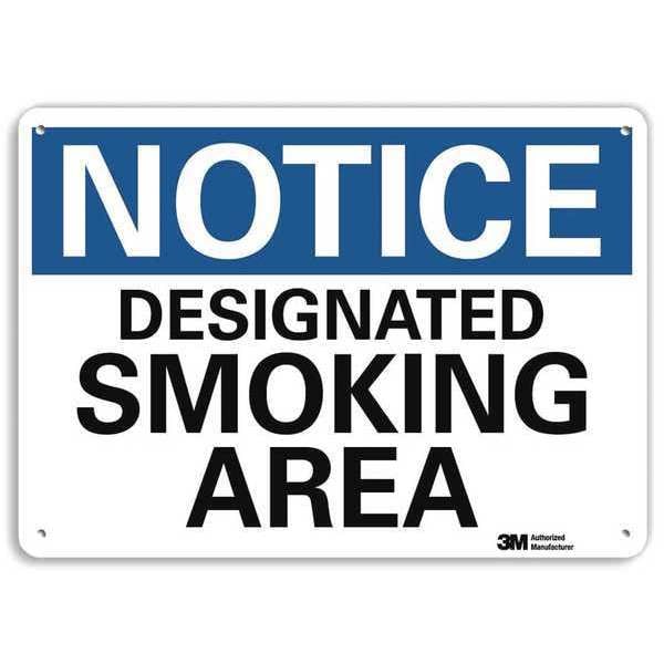 Lyle Notice Sign, 10" H, 14 in W, Horizontal Rectangle, English, U5-1118-RA_14X10 - U5-1118-RA_14X10