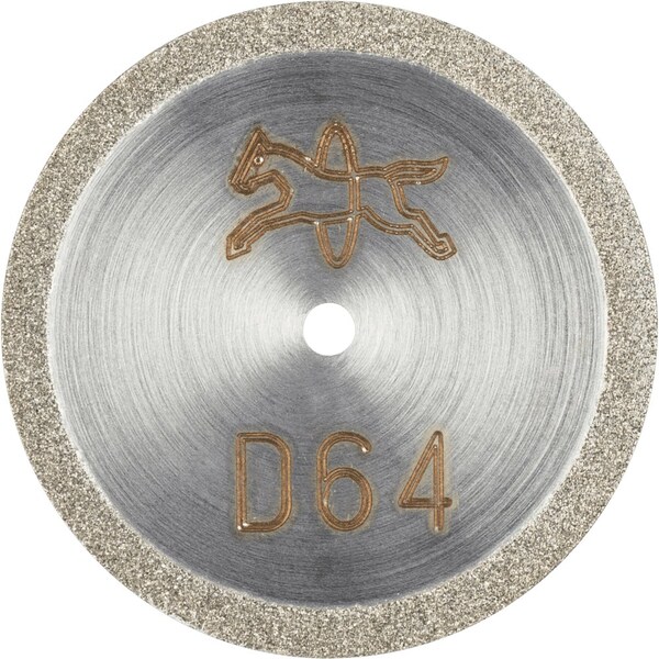 Pferd PFERD Diamond Cut-Off Wheel, 7/8in x 1/64in x 1/16in, Fine Grit D64 - 54001