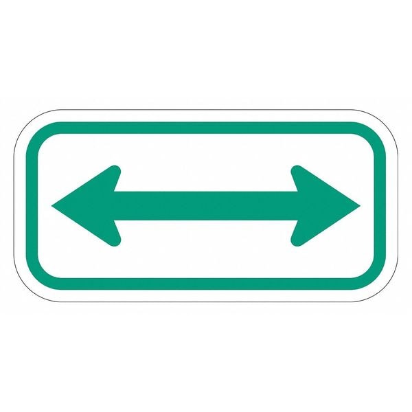 Lyle Arrow Supplemental Parking Sign, 6" x 12, T1-1108-DG_12x6 - T1-1108-DG_12X6