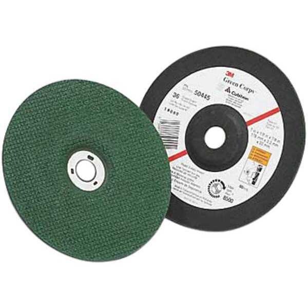 3M Abrasive Cut-Off Wheel, Type 1, 4 1/2 in Dia, 3/64 in Thick, 7/8 in Arbor Hole Size, Ceramic - 60440126476