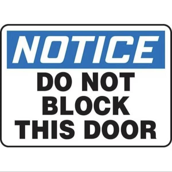 Accuform OSHA NOTICE SAFETY SIGN DO NOT FRMABR826VS - FRMABR826VS