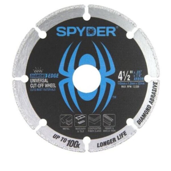 Sm Products 4.5 in. 100x Longer Diamond Cut-off Blade Wheel - 14001