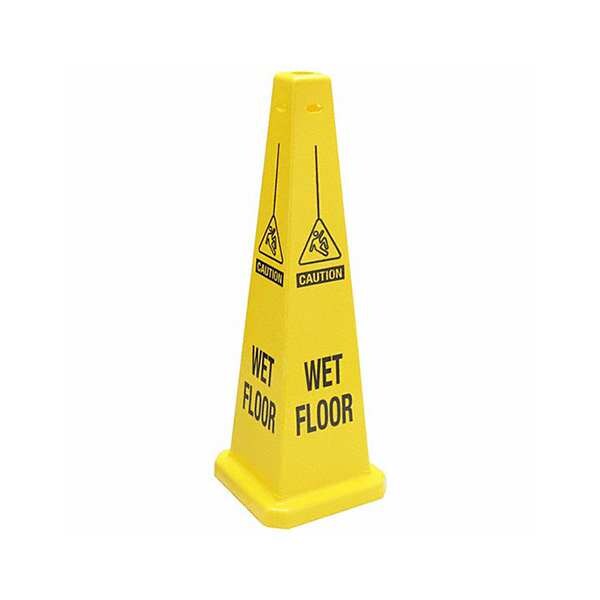 Brady Warning System Floor Cone, 35 in H, Plastic, 77202 - 77202
