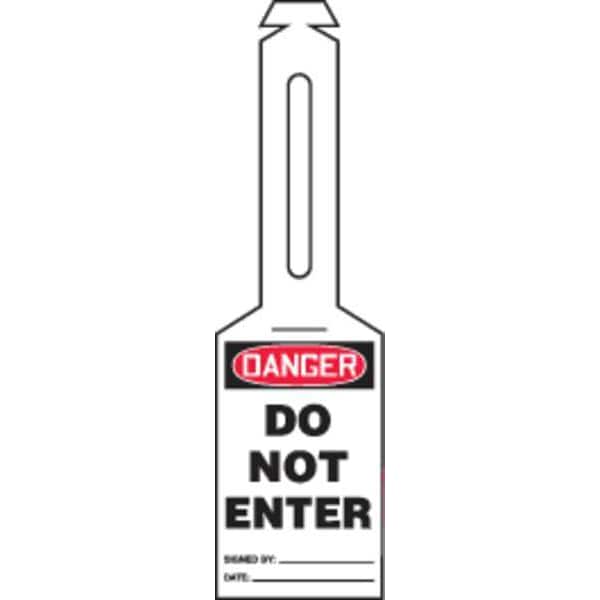 Accuform Danger Tag, 5 1/4 in Height, 3 1/4 in Width, English - TAL358
