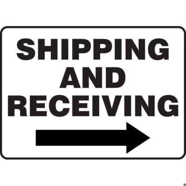 Accuform Safety Sign SHIPPING AND RECEIVING MVHR581VP - MVHR581VP
