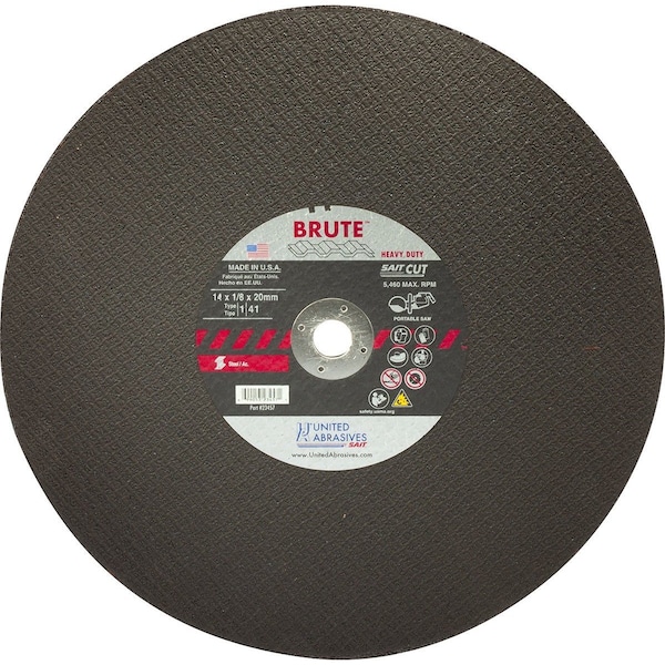 United Abrasives/Sait Gas Saw BladeT112x18x1BrutePK10 - 23412
