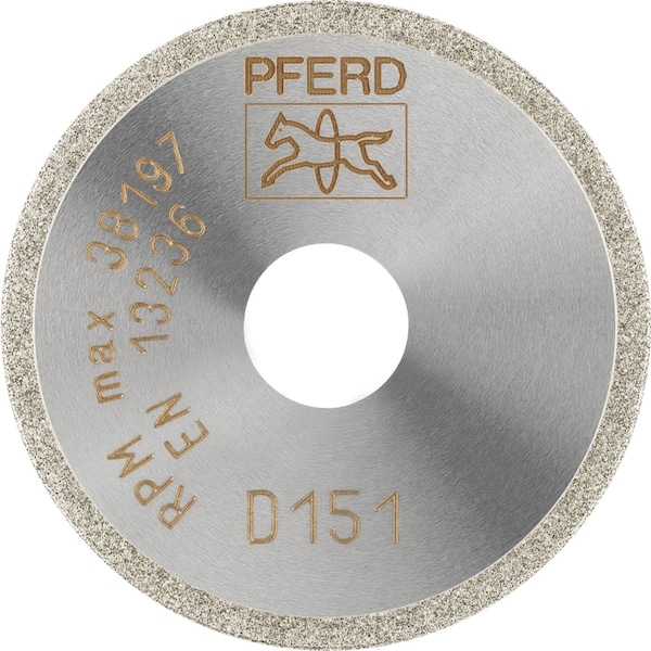 Pferd PFERD Diamond Cut-Off Wheel, 1-9/16in x 1/32in x 3/8in, Coarse Grit D151 - 54002
