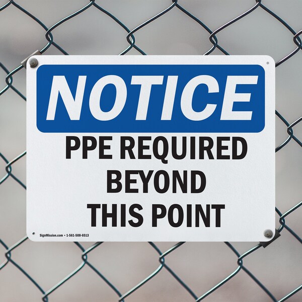 Signmission 10 in Height, 14 in Width, Plastic, Rectangle - OS-2PACK-NS-P-1014-L-17762