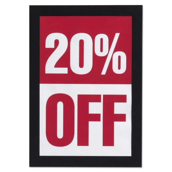 Durable Office Products DURAFRAME Sign Holder, 5 1/2 x 8 1/2, Black Frame, 2/Pack - 491301