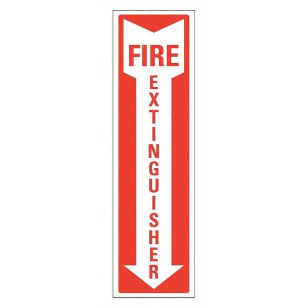Lyle Fire Sign, 4" W, 14" H, 0.004" Thickness - U1-0066-RD_4X14
