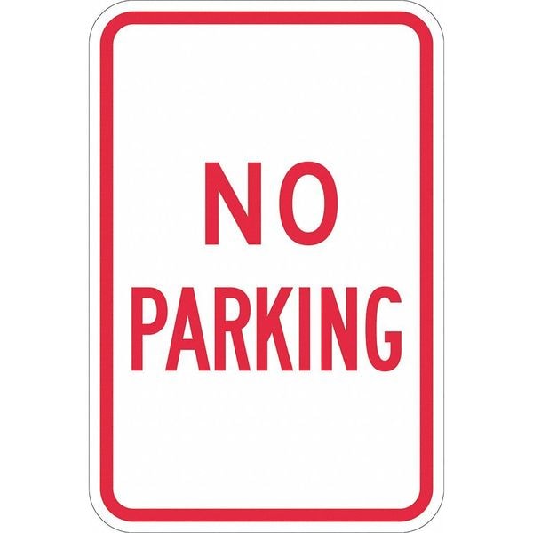 Lyle No Parking Parking Sign, 18" x 12, T1-1071-EG_12x18 - T1-1071-EG_12X18