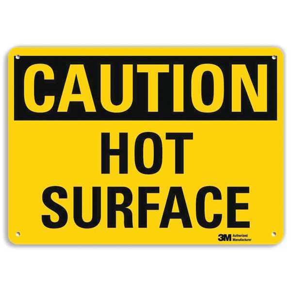 Lyle Safety Sign, 7 in Height, 10 in Width, Aluminum, Vertical Rectangle, English, U4-1428-RA_10X7 - U4-1428-RA_10X7