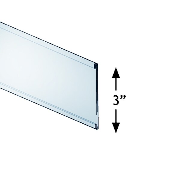 Azar Displays 14" L x 3" H C-Channel - 700096
