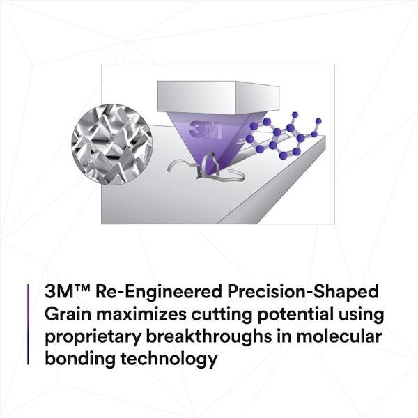 3M Cubitron 3M 3 Cut and Grind Wheel, 36+, T27, 4 x 5/32 x 5/8 100 x 4.2 x 15.88 mm, ANSI, 20PK - 90013