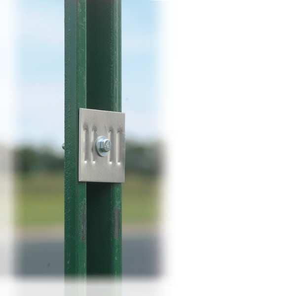 Tapco Sign Backer, for mounting signs on cyclone fencing - 037-00107