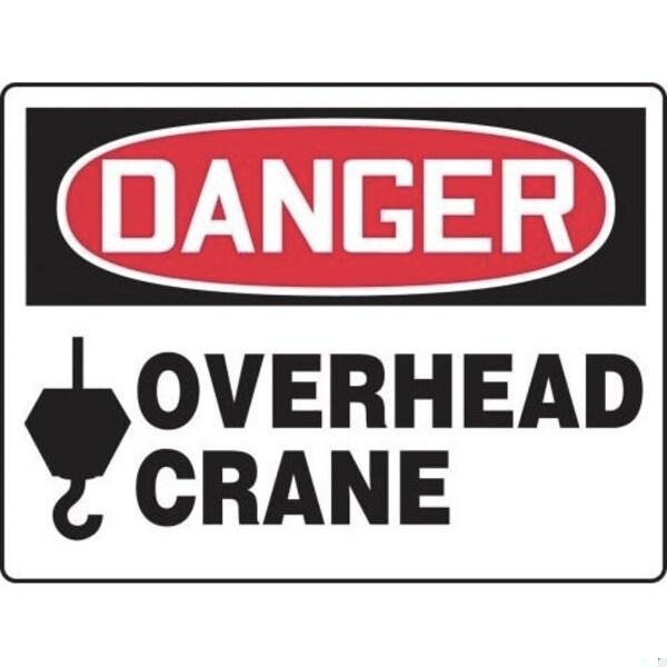 Accuform BIG SAFETY SIGN 7 in  X 10 in  ADHESIVE VINYL - MEQM241VS