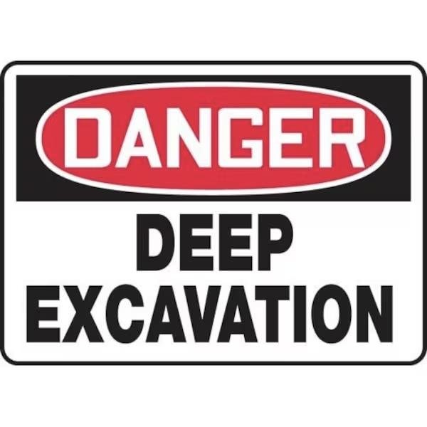 Accuform OSHA DANGER SAFETY SIGN DEEP MCRT137VS - MCRT137VS