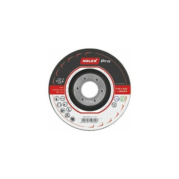 Holex Pro Cutting Disc for Steel and Stainless Steel, Dia: 115 mm - 563500 115