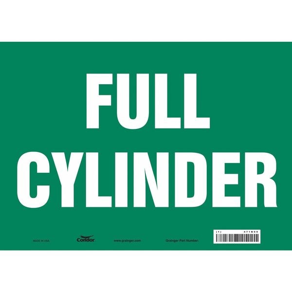 Condor Safety Sign, 10 in Height, 14 in Width, Vinyl, Horizontal Rectangle, English, 471N09 - 471N09