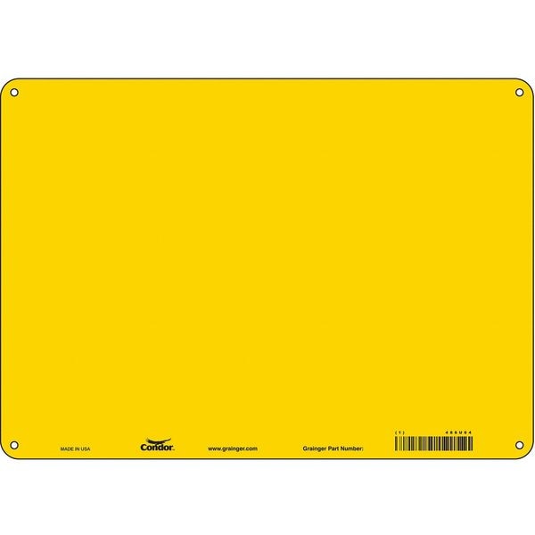 Condor Safety Sign, 14" W, 10" H, 0.055" Thickness - 486U64