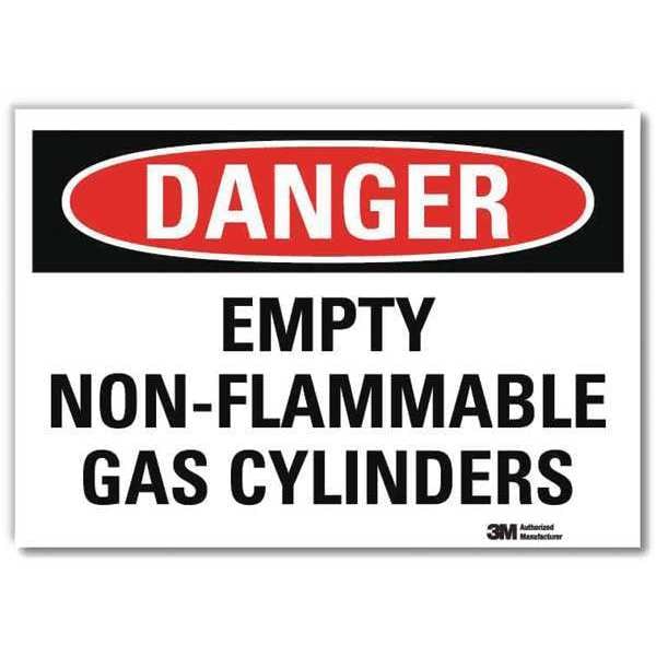 Lyle Danger Sign, 7 in H, 10 in W, Vertical Rectangle, English, U3-1422-RD_10X7 - U3-1422-RD_10X7
