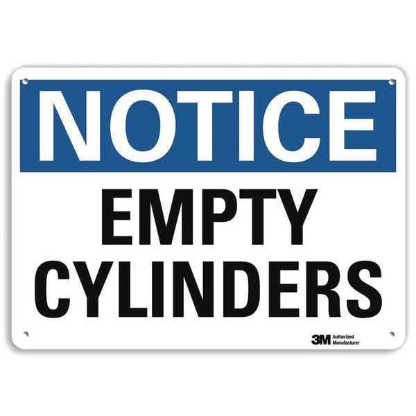 Lyle Notice Sign, 10 in H, 14 in W, Horizontal Rectangle, English, U5-1196-RA_14X10 - U5-1196-RA_14X10