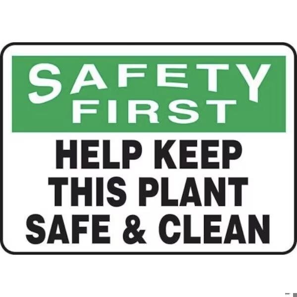 Accuform OSHA SAFETY FIRST SAFETY SIGN HELP FRMHSK941XP - FRMHSK941XP