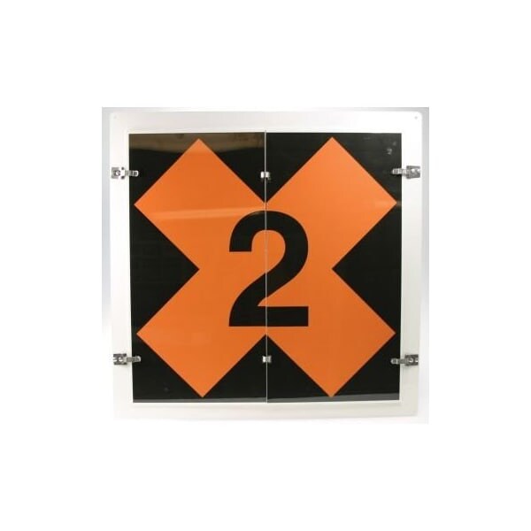 Accuform MILITARY FIRE DIVISION FLIP PLACARD MPG202 - MPG202