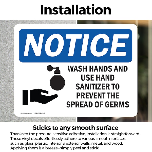Signmission Safety Culture Sign, 10 in Width, Vinyl Decal, Rectangle - OS-2PACK-NS-D-710-L-18939