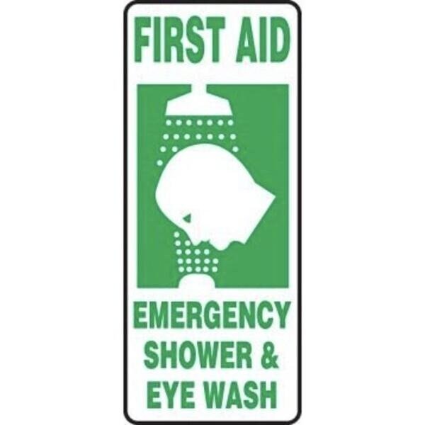 Accuform SAFETY SIGN FIRST AID  EMERGENCY MFSD996XL - MFSD996XL