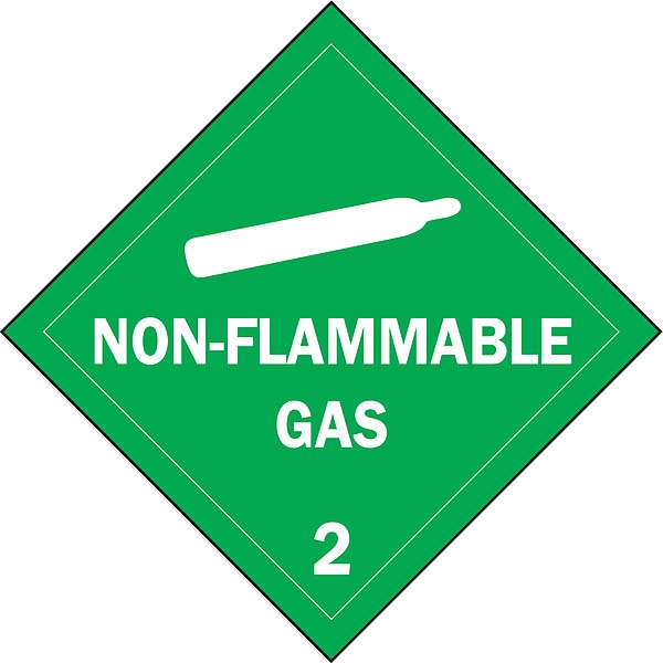 Brady DOT Container Placard, 10-3/4" H, 10-3/4" W, 63441 - 63441