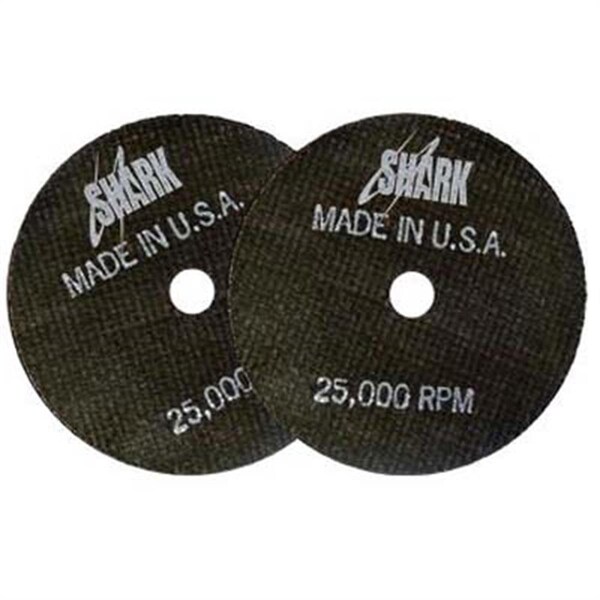 Vortex 60 Grit Aluminum Oxide Cut-Off Wheel, 3 x 0.03 x 0.37 in., 10PK - VO3555703