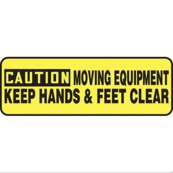 Accuform OSHA CAUTION SAFETY SIGN  MOVING MEQM649XV - MEQM649XV