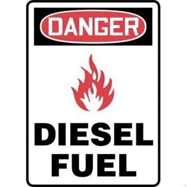 Accuform OSHA DANGER Safety Sign HIGH MTDX036VS - MTDX036VS