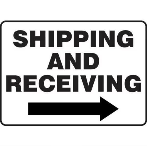 Accuform Safety Sign SHIPPING AND RECEIVING MVHR581XL - MVHR581XL