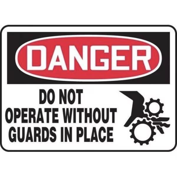 Accuform OSHA DANGER SAFETY SIGN DO NOT MEQM013XV - MEQM013XV
