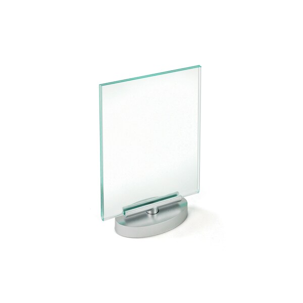 Azar Displays Two-Sided Revolving Acrylic Sign Holder Frame 5"W X 7"H, PK2 - 252941