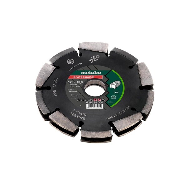 Metabo Diamond Wheel 5x3/4x7/8 DBLRow Slotting Blade - 628298000