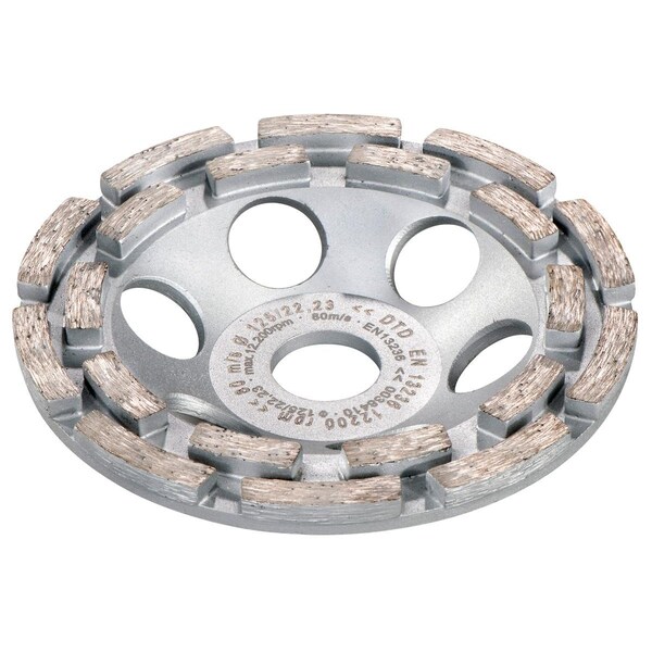 Metabo Diamond Wheel 5" Dbl. Row Diamond Cup Wheel - 628209000
