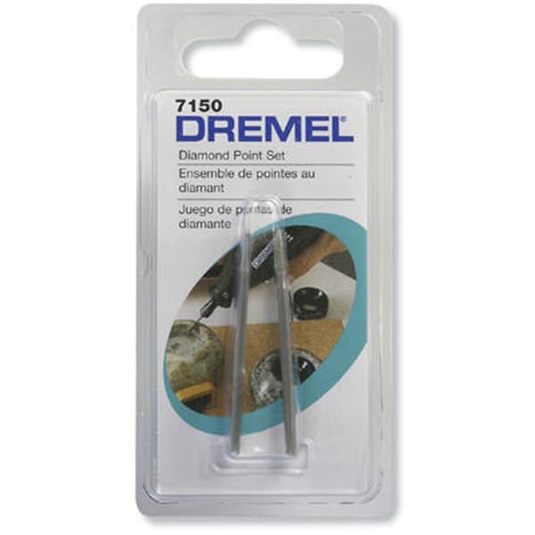 Dremel 7150 Diamond Wheel Point Set, 0.62 x 1.89 x 3.94 in. - DR572591