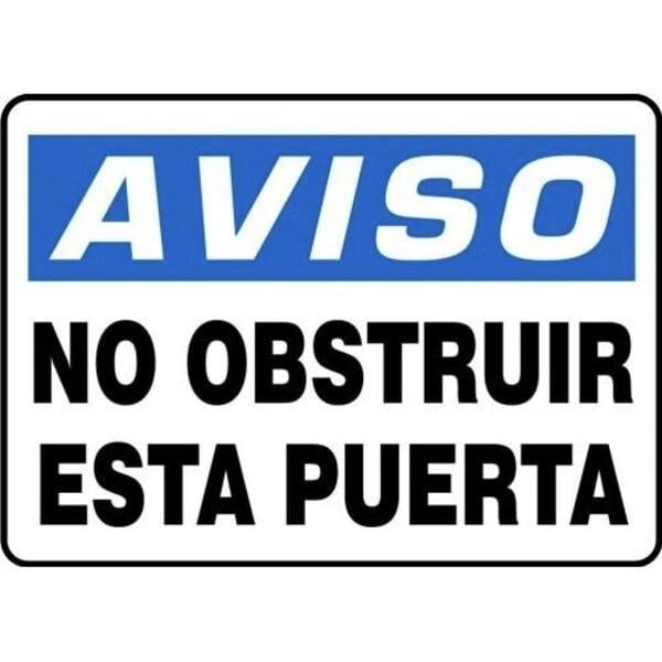 Accuform OSHA NOTICE Safety Sign DO NOT SHMABR826VS - SHMABR826VS